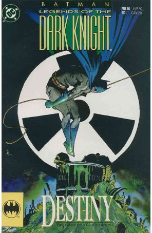 Batman: Legends of the Dark Knight 36 published by DC with cover art by Bo Hampton