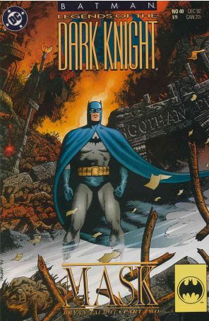 Batman: Legends of the Dark Knight 40 published by DC with cover art by Bryan Talbot