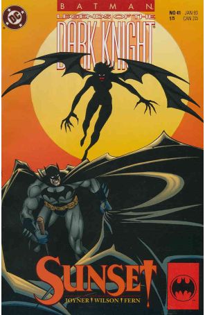 Batman: Legends of the Dark Knight 41 published by DC with cover art by Jim Fern