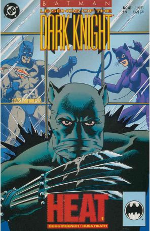 Batman: Legends of the Dark Knight 46 published by DC with cover art by Russ Heath