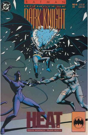 Batman: Legends of the Dark Knight 49 published by DC with cover art by Russ Heath