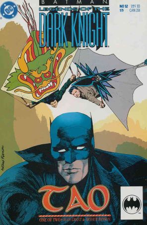 Batman: Legends of the Dark Knight 52 published by DC with cover art by Arthur Ranson