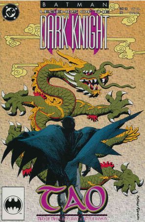 Batman: Legends of the Dark Knight 53 published by DC with cover art by Arthur Ranson