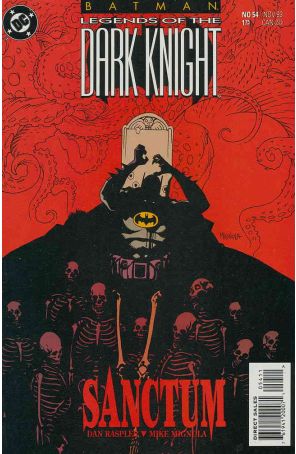 Batman: Legends of the Dark Knight 54 published by DC with cover art by Mike Mignola