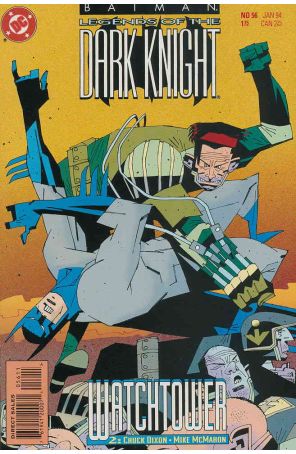 Batman: Legends of the Dark Knight 56 published by DC with cover art by Mike McMahon