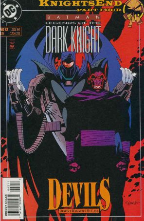 Batman: Legends of the Dark Knight 62 published by DC with cover art by Mike Mignola