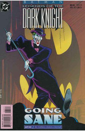 Batman: Legends of the Dark Knight 65 published by DC with cover art by Joe Staton