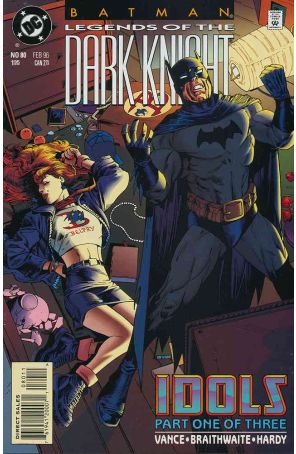 Batman: Legends of the Dark Knight 80 published by DC with cover art by Dougie Braithwaite