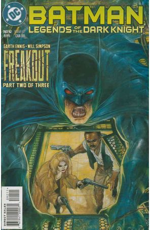 Batman: Legends of the Dark Knight 92 published by DC with cover art by William Simpson
