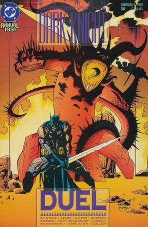 Batman: Legends of the Dark Knight Annual 1 published by DC with cover art by Mike Mignola