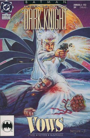 Batman: Legends of the Dark Knight Annual 2 published by DC with cover art by Michael Netzer