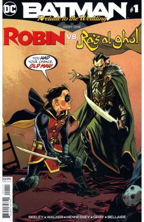 Batman: Prelude to the Wedding: Robin vs. Ra's Al Ghul 1 published by DC with cover art by Rafael Albuquerque