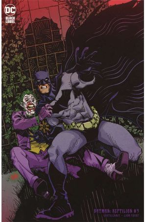 Batman: Reptilian 3A published by DC with cover art by Cully Hamner