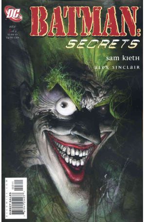 Batman: Secrets 3 published by DC with cover art by Sam Kieth