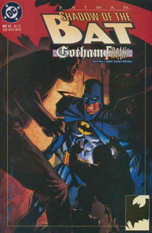 Batman: Shadow of the Bat 14 published by DC with cover art by Brian Stelfreeze