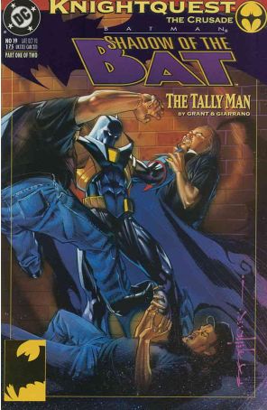 Batman: Shadow of the Bat 19 published by DC with cover art by Brian Stelfreeze