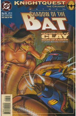 Batman: Shadow of the Bat 26 published by DC with cover art by Brian Stelfreeze