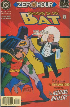 Batman: Shadow of the Bat 31 published by DC with cover art by Brian Stelfreeze