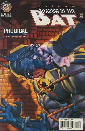 Batman: Shadow of the Bat 34 published by DC with cover art by Brian Stelfreeze