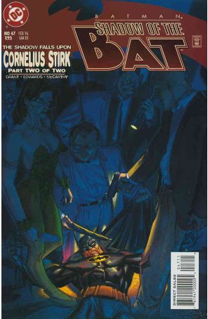 Batman: Shadow of the Bat 47 published by DC with cover art by Brian Stelfreeze