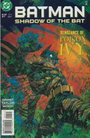 Batman: Shadow of the Bat 57 published by DC with cover art by Duncan Fegredo