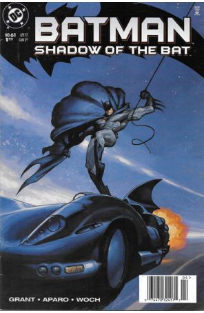 Batman: Shadow of the Bat 61 (Newsstand) published by DC with cover art by Christopher Moeller
