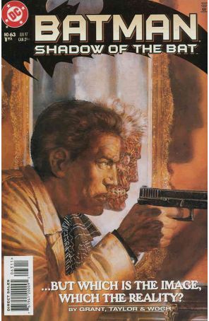 Batman: Shadow of the Bat 63 published by DC with cover art by Doug Beekman