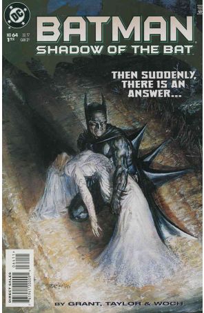 Batman: Shadow of the Bat 64 published by DC with cover art by Doug Beekman