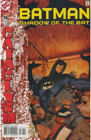 Batman: Shadow of the Bat 74 published by DC with cover art by Glen Orbik