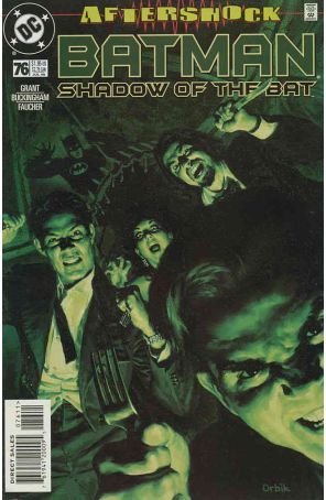 Batman: Shadow of the Bat 76 published by DC with cover art by Glen Orbik