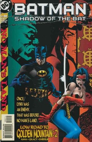 Batman: Shadow of the Bat 90 published by DC with cover art by Tony Harris