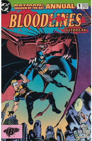 Batman: Shadow of the Bat Annual 1 published by DC with cover art by Brian Stelfreeze