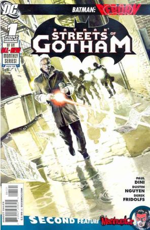 Batman: Streets of Gotham 1A published by DC with cover art by J.G. Jones