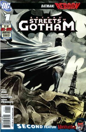Batman: Streets of Gotham 1 published by DC with cover art by Dustin Nguyen