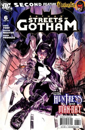 Batman: Streets of Gotham 6 published by DC with cover art by Dustin Nguyen