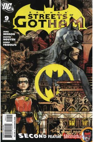 Batman: Streets of Gotham 9 published by DC with cover art by Dustin Nguyen