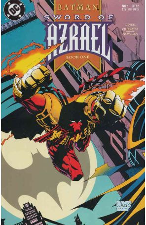Batman: Sword of Azrael 1 published by DC with cover art by Joe Quesada
