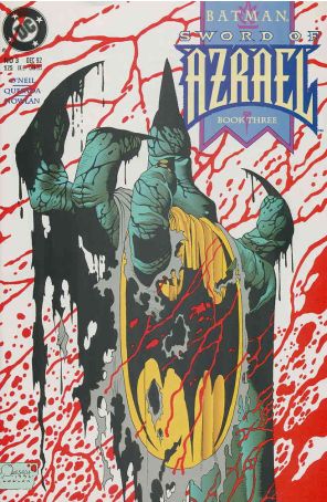 Batman: Sword of Azrael 3 published by DC with cover art by Joe Quesada