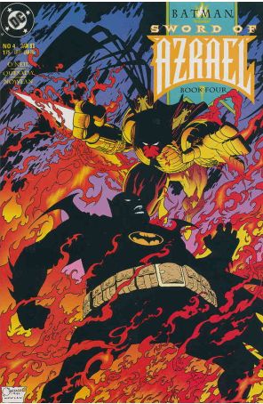 Batman: Sword of Azrael 4 published by DC with cover art by Joe Quesada