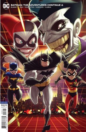 Batman: The Adventures Continue 6A published by DC with cover art by Kaare Andrews
