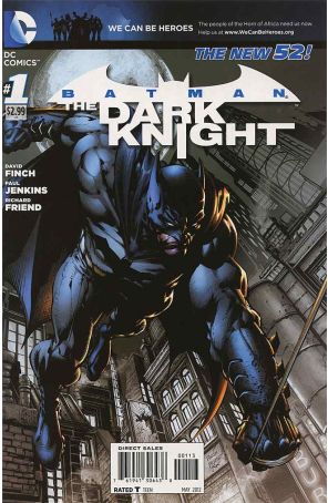 Batman: The Dark Knight (3rd Series) 1 (3rd) published by DC with cover art by David Finch