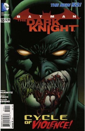 Batman: The Dark Knight (3rd Series) 10 published by DC with cover art by David Finch