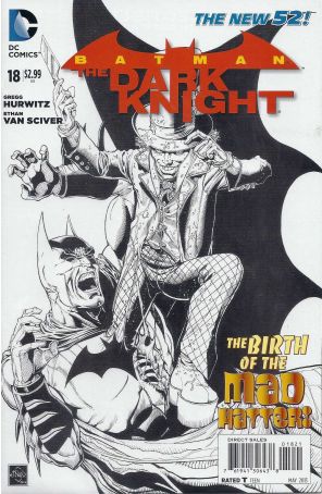 Batman: The Dark Knight (3rd Series) 18A published by DC with cover art by Ethan Van Sciver