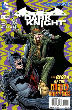 Batman: The Dark Knight (3rd Series) 18 published by DC with cover art by Ethan Van Sciver