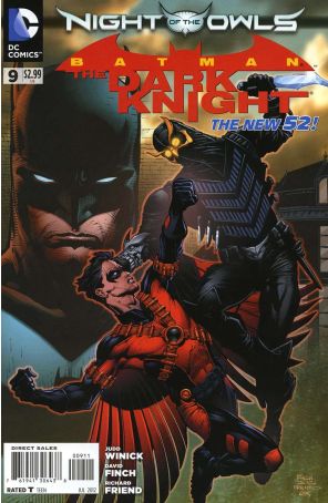 Batman: The Dark Knight (3rd Series) 9 published by DC with cover art by David Finch