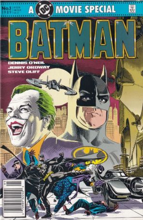 Batman: The Official Comic Adaptation of the Warner Bros. Motion Picture 1 (Newsstand) published by DC