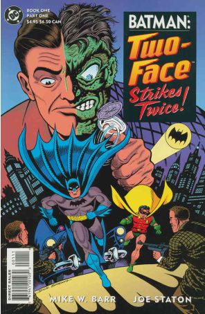Batman: Two-Face Strikes Twice 1 published by DC with cover art by Dick Sprang