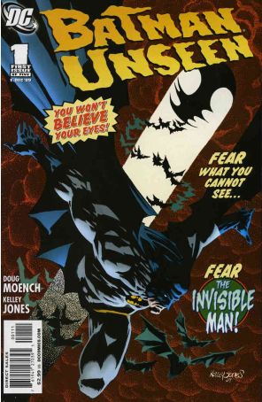 Batman: Unseen 1 published by DC with cover art by Kelley Jones