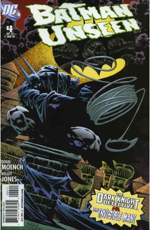 Batman: Unseen 4 published by DC with cover art by Kelley Jones