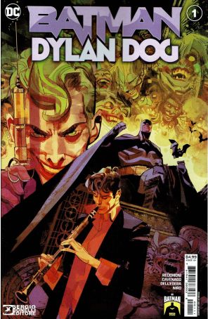 Batman/Dylan Dog 1A published by DC with cover art by Gigi Cavenago